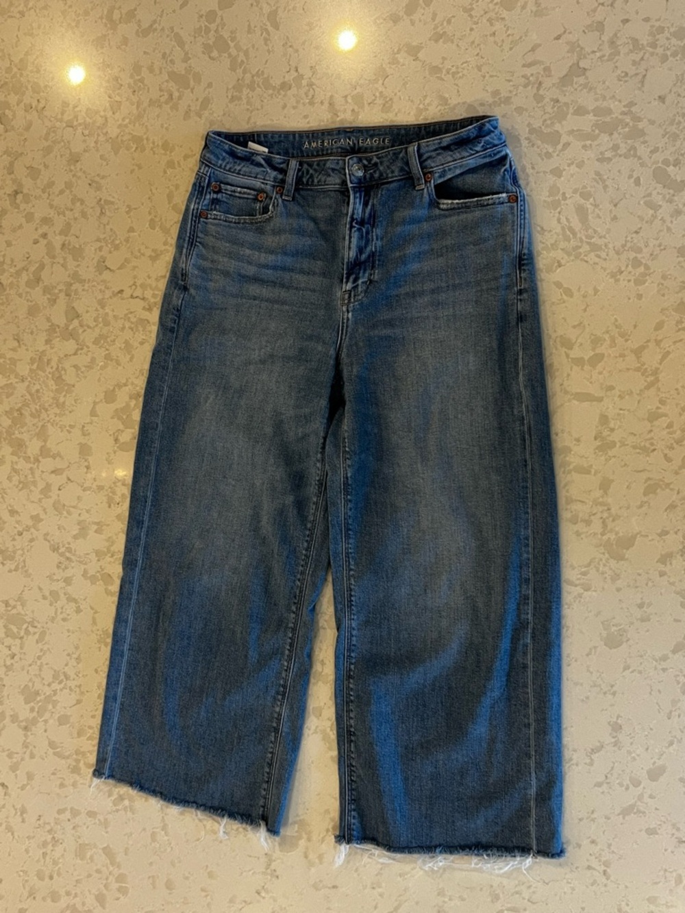 American Eagle Outfitters Women's Baggy Wide Leg Jeans - Picture 3 of 5